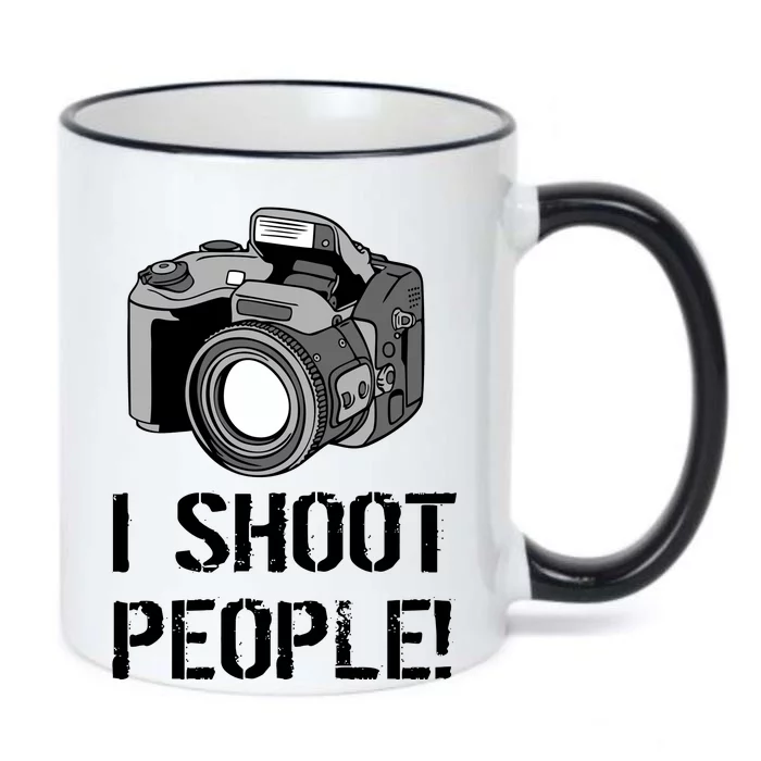 I Shoot People (Camera) Black Color Changing Mug