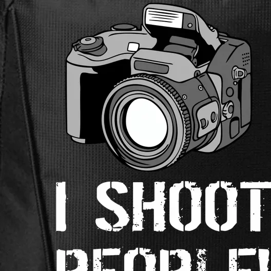 I Shoot People (Camera) City Backpack