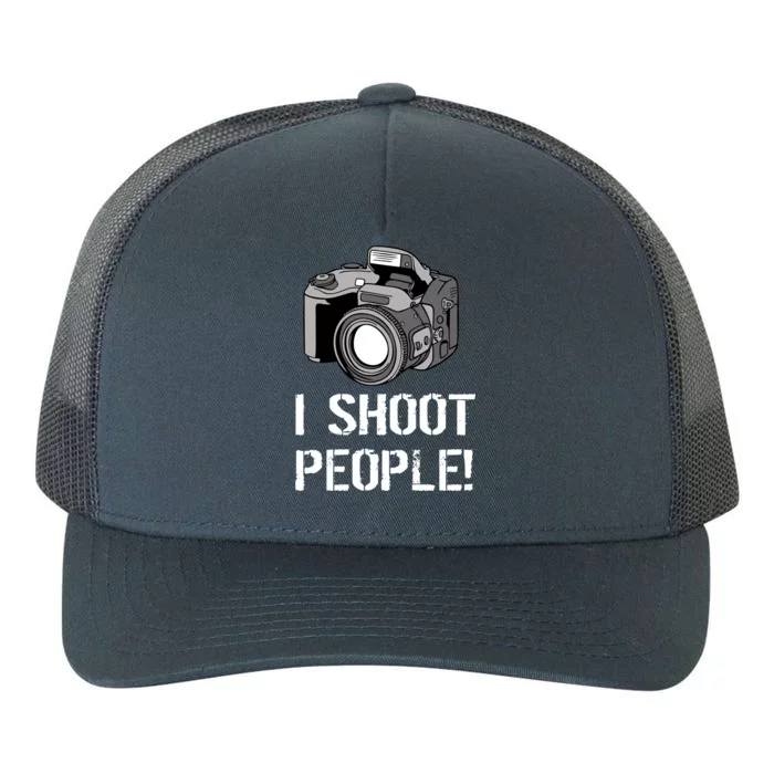 I Shoot People (Camera) Yupoong Adult 5-Panel Trucker Hat