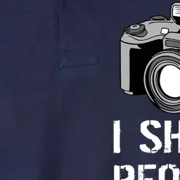 I Shoot People (Camera) Softstyle Adult Sport Polo