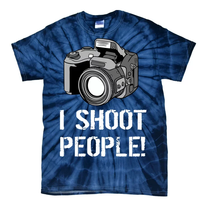 I Shoot People (Camera) Tie-Dye T-Shirt