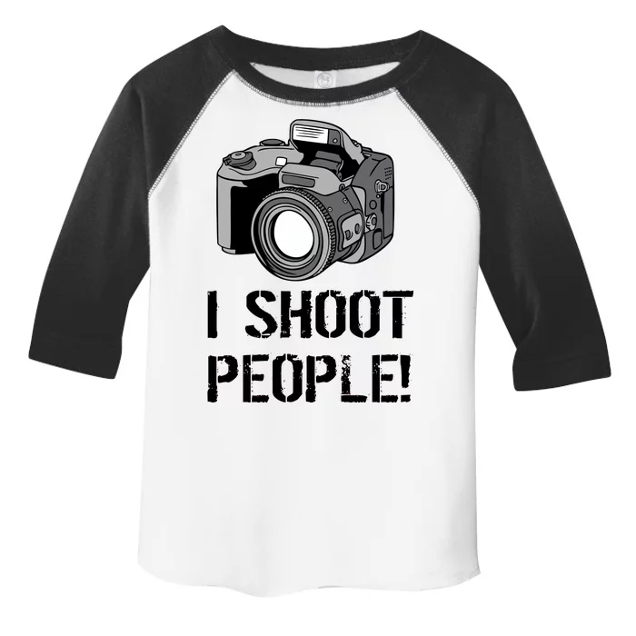 I Shoot People (Camera) Toddler Fine Jersey T-Shirt