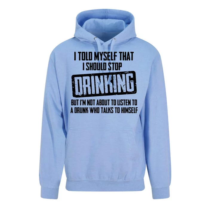 I Should Stop Drinking Funny Unisex Surf Hoodie