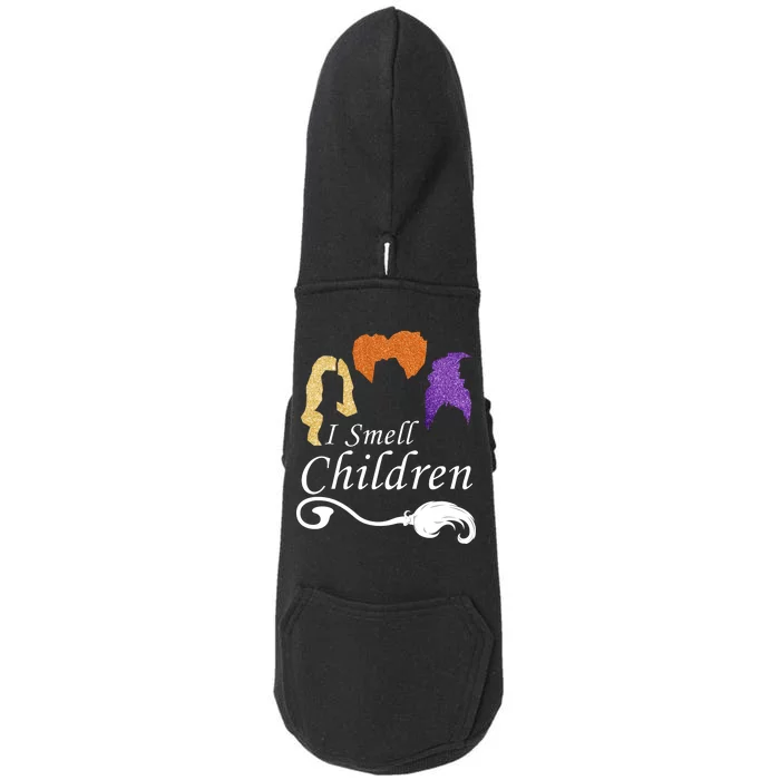 I Smell Children Funny Halloween Doggie 3-End Fleece Hoodie