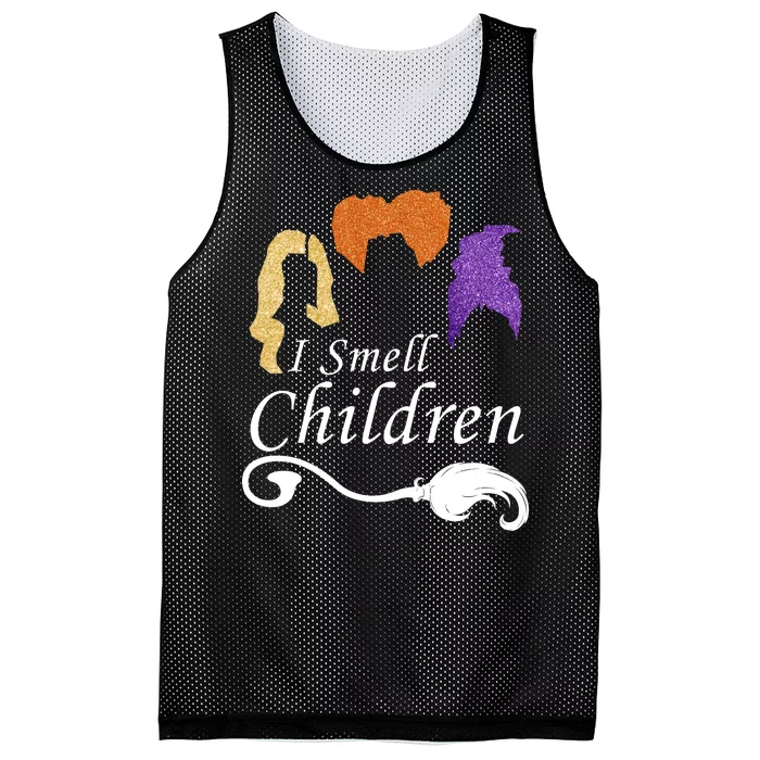 I Smell Children Funny Halloween Mesh Reversible Basketball Jersey Tank