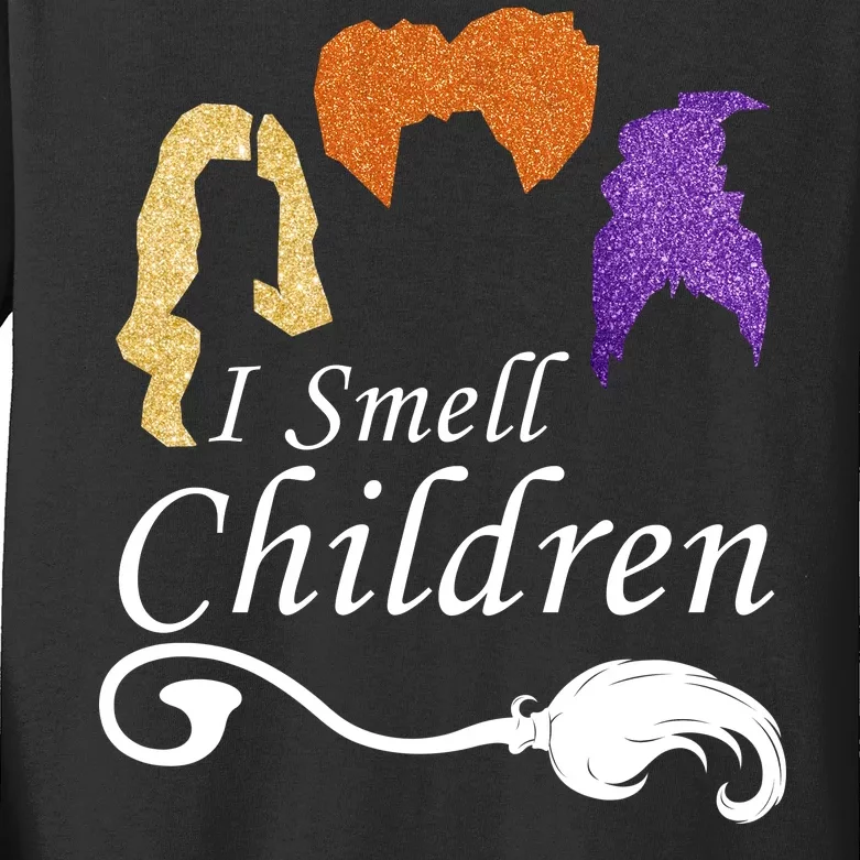 I Smell Children Funny Halloween Kids Long Sleeve Shirt