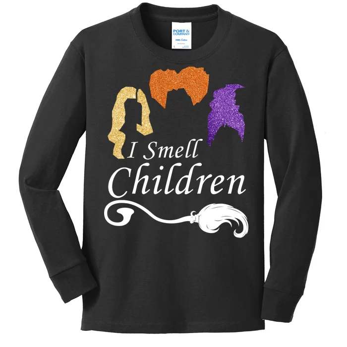 I Smell Children Funny Halloween Kids Long Sleeve Shirt