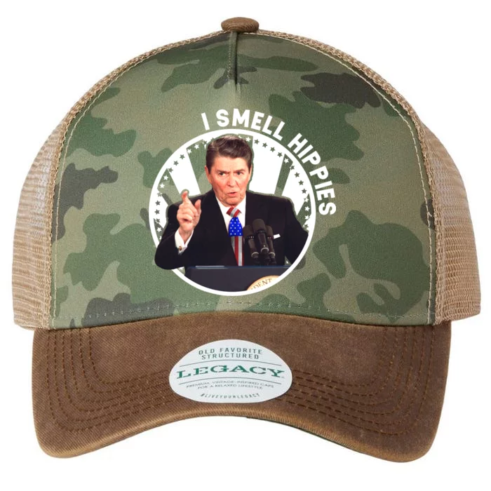 I Smell Hippies Reagan Legacy Tie Dye Trucker Hat