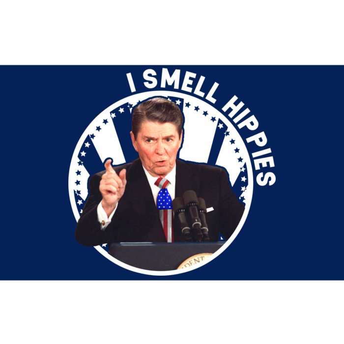 I Smell Hippies Reagan Bumper Sticker