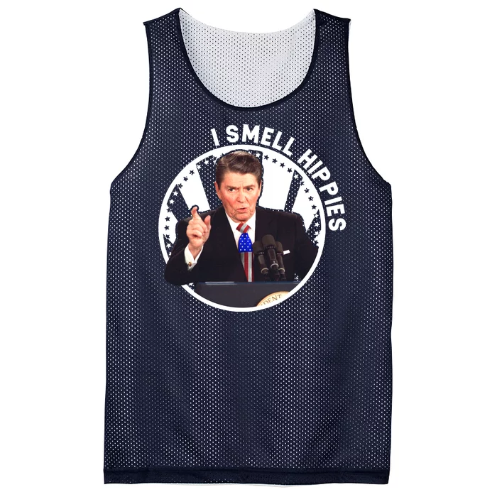 I Smell Hippies Reagan Mesh Reversible Basketball Jersey Tank