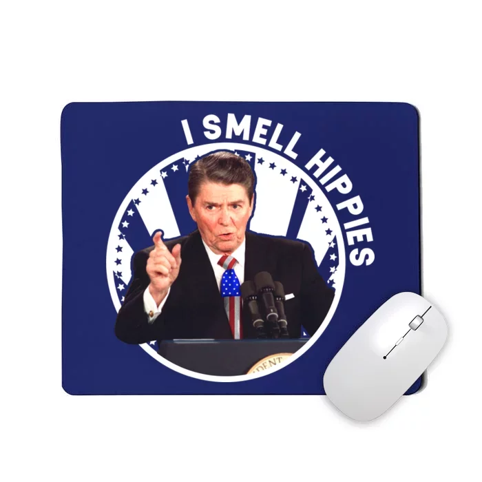 I Smell Hippies Reagan Mousepad