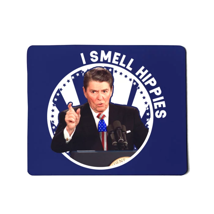 I Smell Hippies Reagan Mousepad