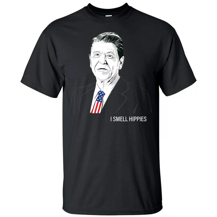 I Smell Hippies Ronald Reagan Tall T-Shirt