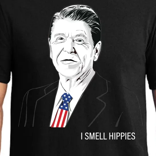 I Smell Hippies Ronald Reagan Pajama Set