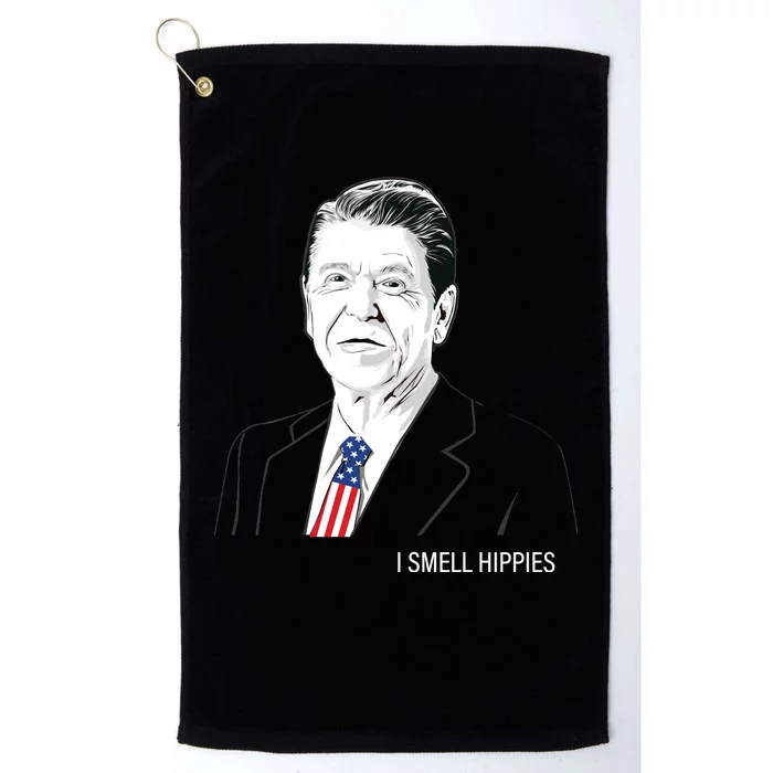 I Smell Hippies Ronald Reagan Platinum Collection Golf Towel