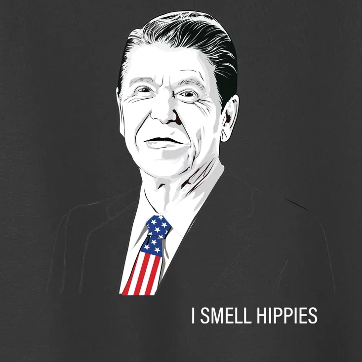 I Smell Hippies Ronald Reagan Toddler T-Shirt