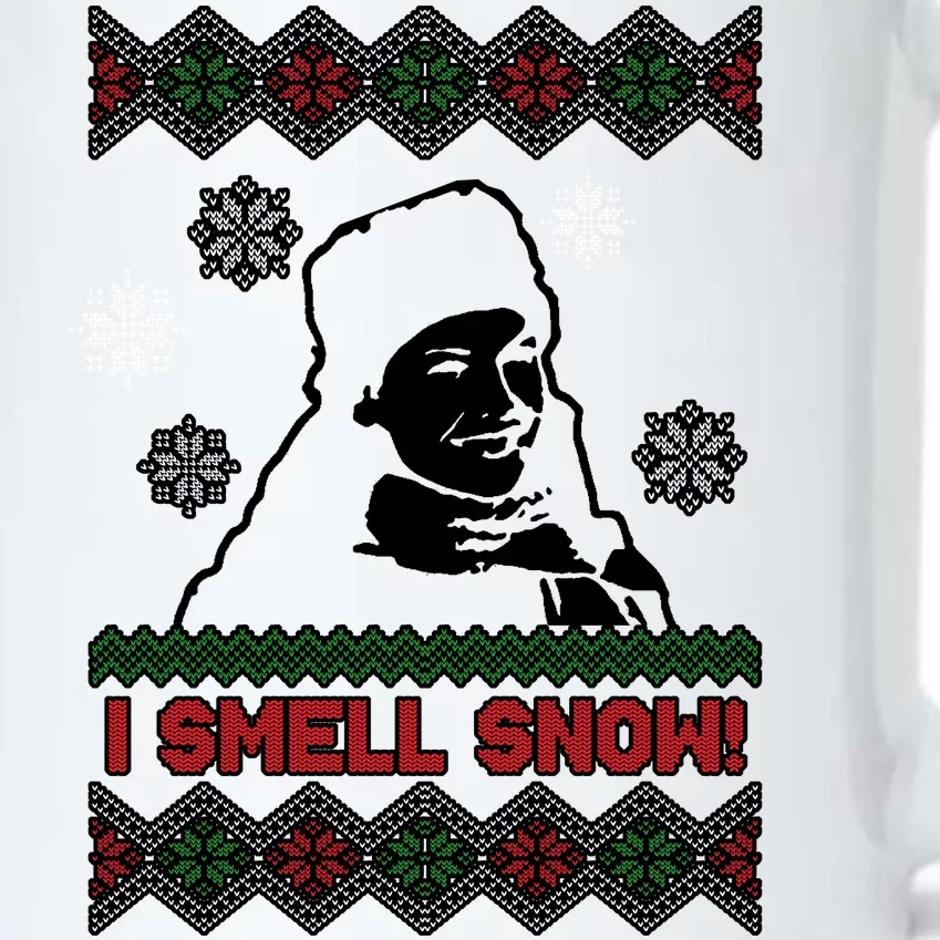 I Smell Snow Ugly Christmas Funny Black Color Changing Mug