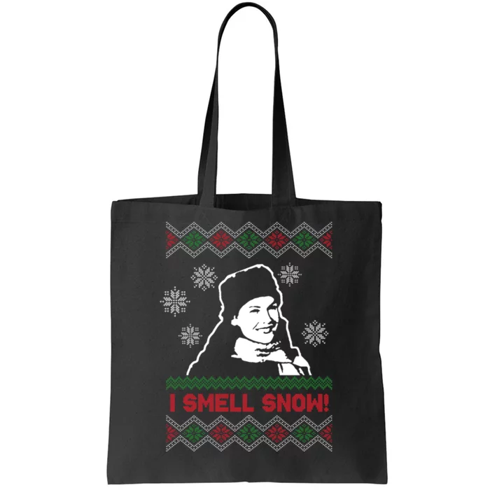 I Smell Snow Ugly Christmas Funny Tote Bag