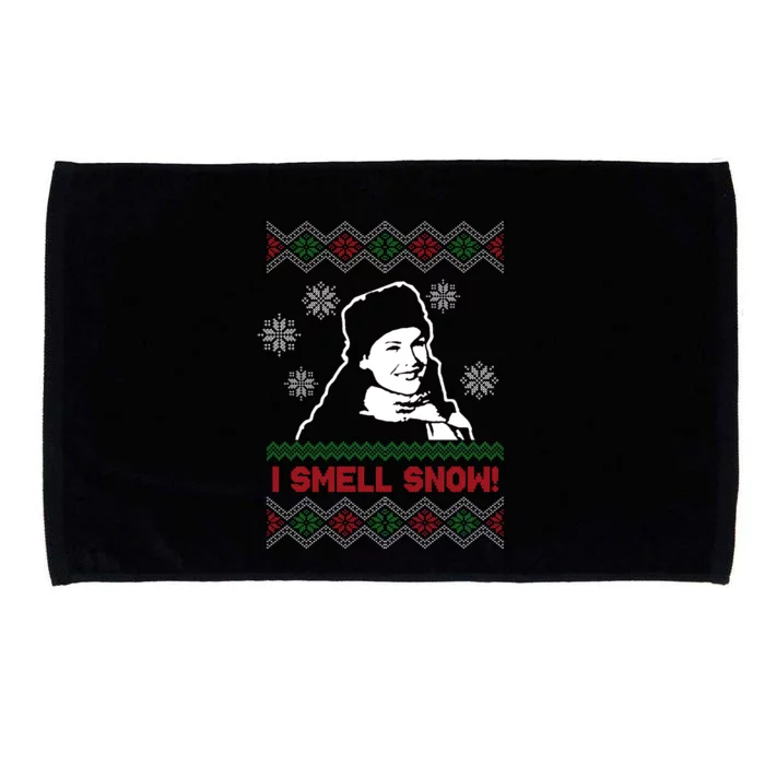 I Smell Snow Ugly Christmas Funny Microfiber Hand Towel