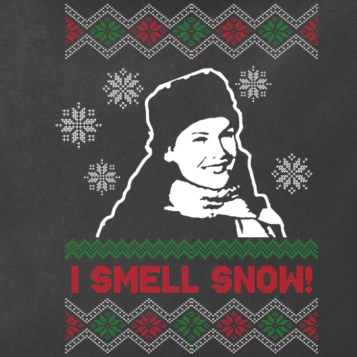 I Smell Snow Ugly Christmas Funny Zip Tote Bag