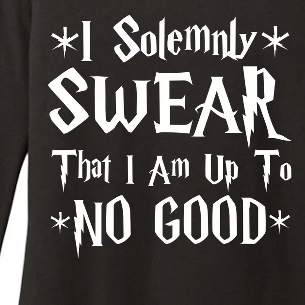 I Solemnly Swear That I Am Up To No Good Womens CVC Long Sleeve Shirt