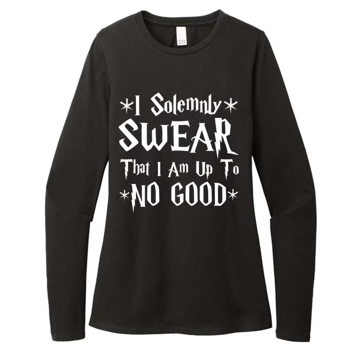 I Solemnly Swear That I Am Up To No Good Womens CVC Long Sleeve Shirt