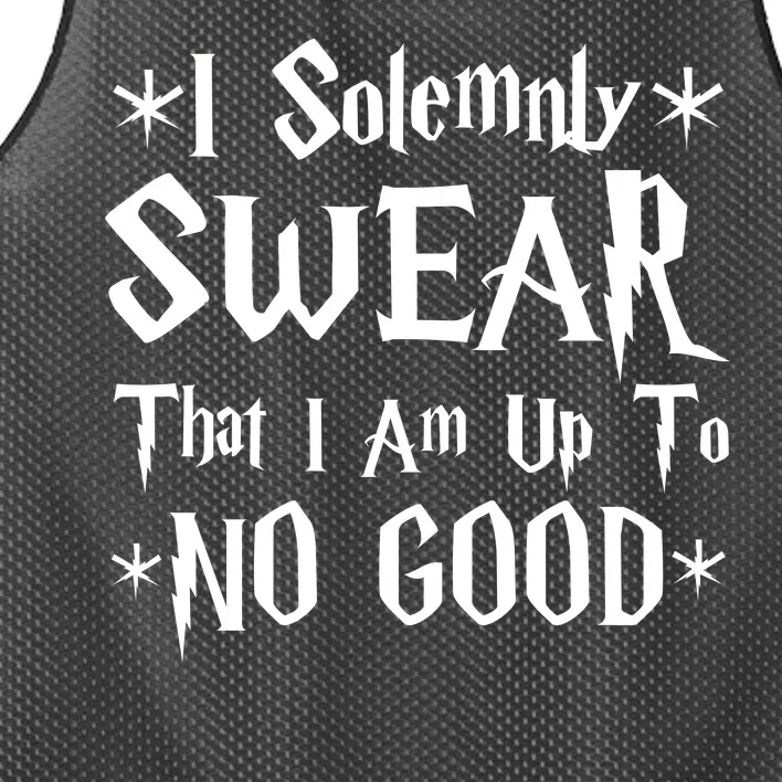 I Solemnly Swear That I Am Up To No Good Mesh Reversible Basketball Jersey Tank