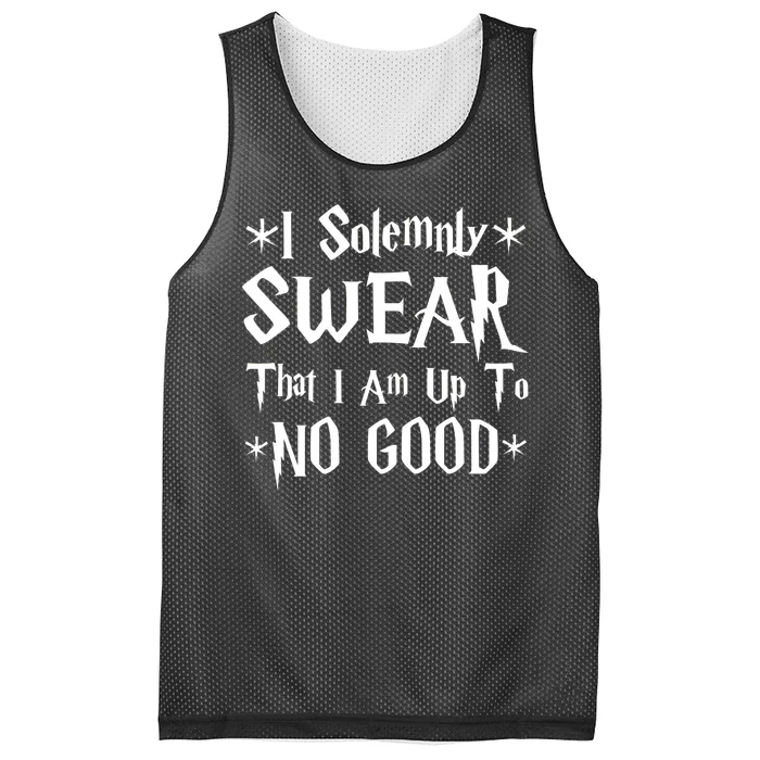 I Solemnly Swear That I Am Up To No Good Mesh Reversible Basketball Jersey Tank