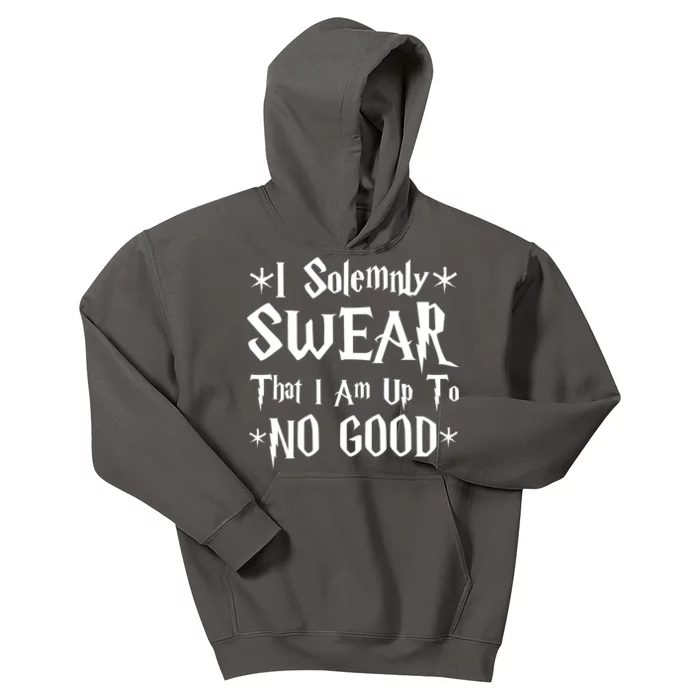 I Solemnly Swear That I Am Up To No Good Kids Hoodie