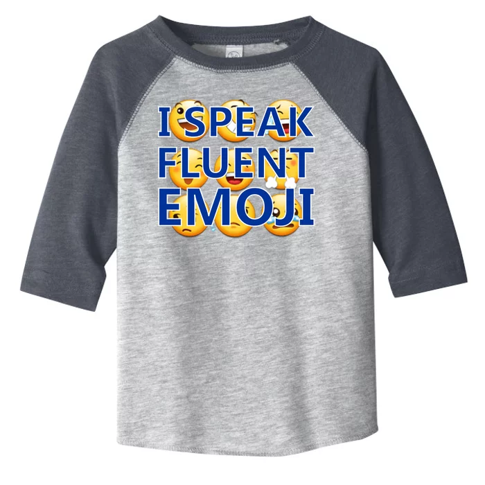 I Speak Fluent Emoji Toddler Fine Jersey T-Shirt