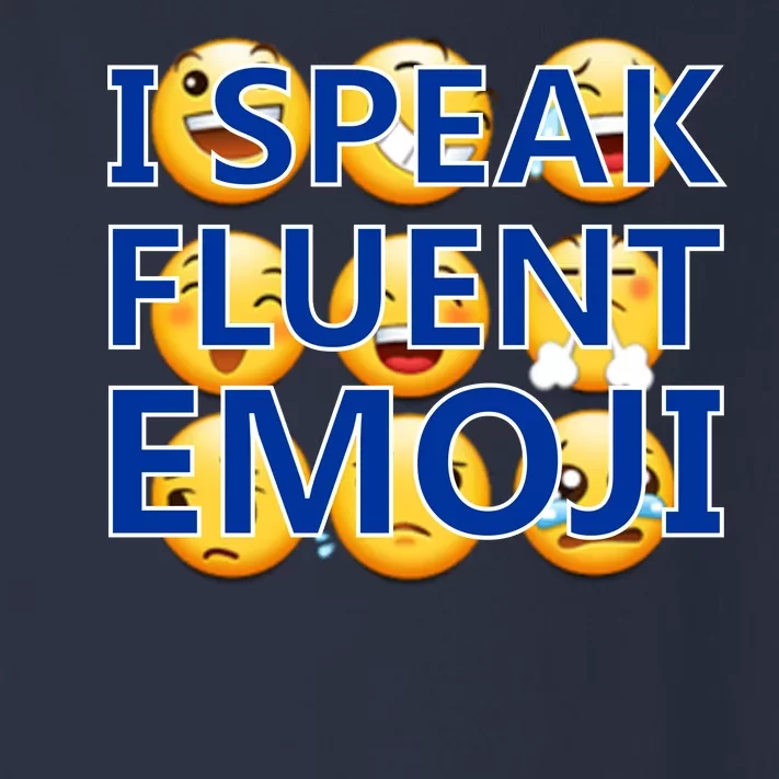 I Speak Fluent Emoji Toddler Long Sleeve Shirt