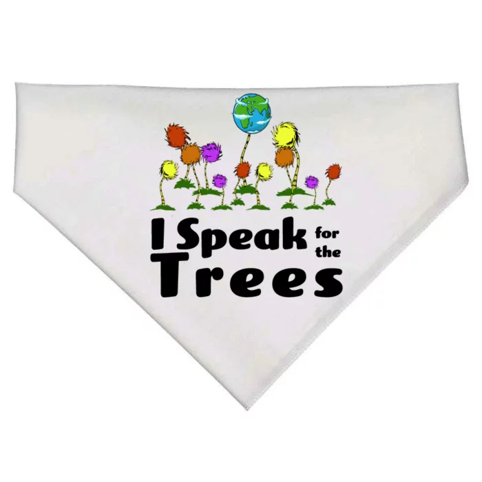 I Speak For The Trees USA-Made Doggie Bandana