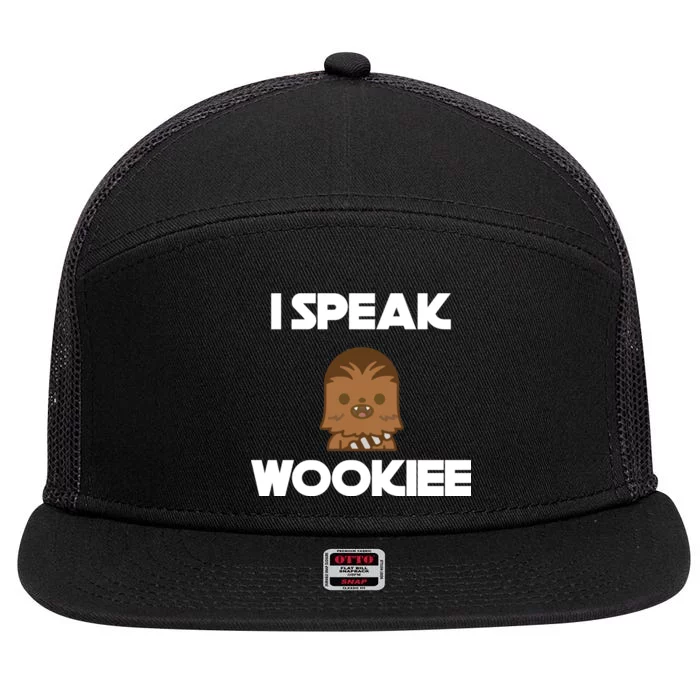 I Speak Wookiee 7 Panel Mesh Trucker Snapback Hat