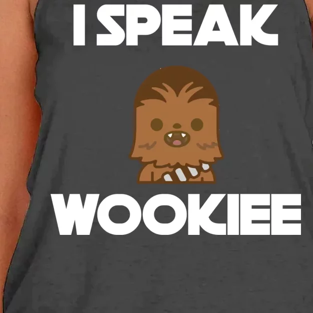 I Speak Wookiee Women's Knotted Racerback Tank