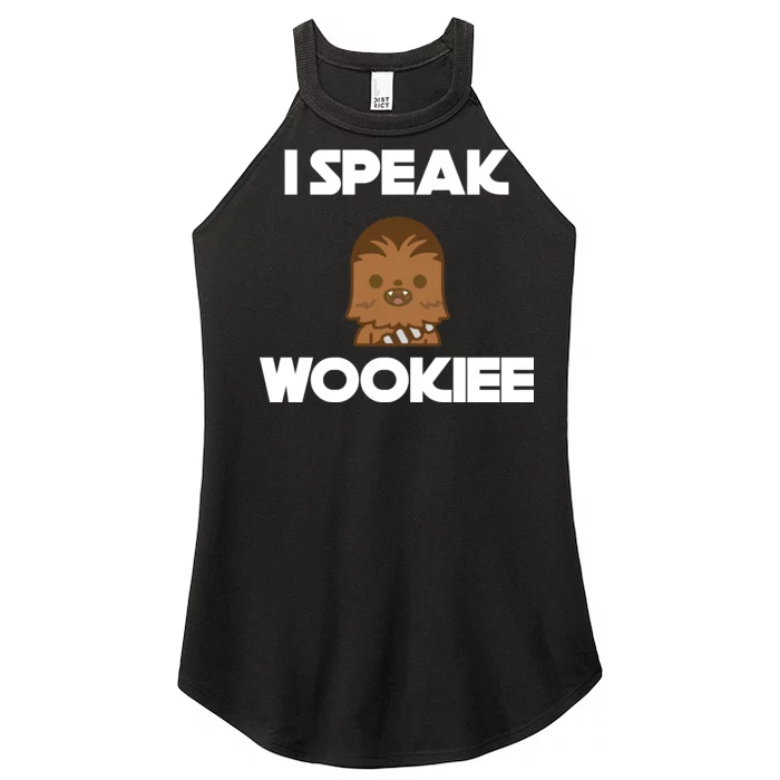 I Speak Wookiee Women’s Perfect Tri Rocker Tank