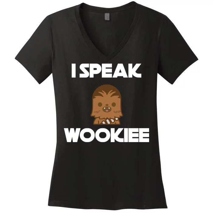 I Speak Wookiee Women's V-Neck T-Shirt