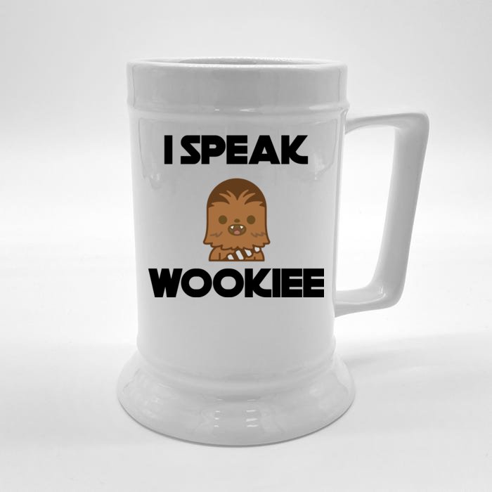 I Speak Wookiee Front & Back Beer Stein