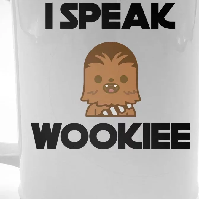 I Speak Wookiee Front & Back Beer Stein