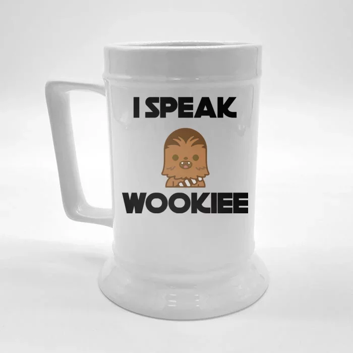 I Speak Wookiee Front & Back Beer Stein