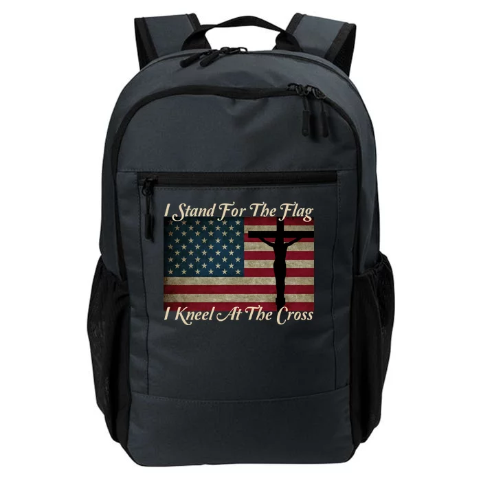 I Stand For The Flag And Kneel For The Cross Daily Commute Backpack