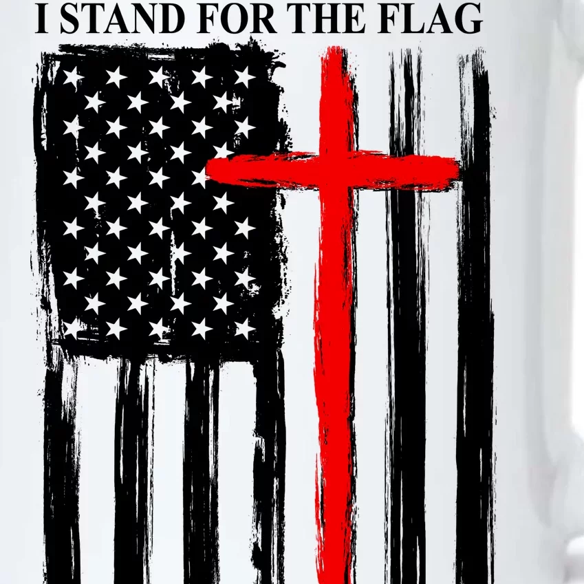 I Stand For the Flag And Kneel For The Cross Flag Black Color Changing Mug