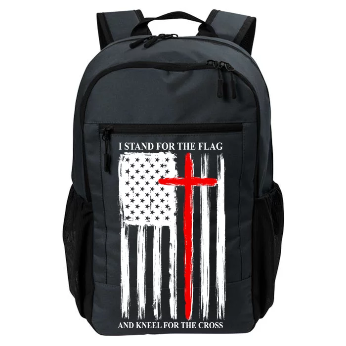 I Stand For the Flag And Kneel For The Cross Flag Daily Commute Backpack