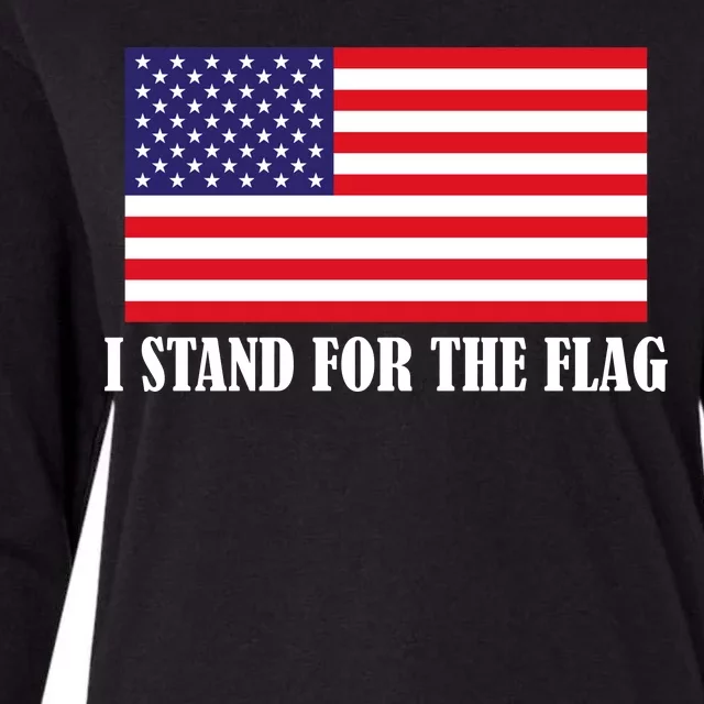 I Stand For The Flag USA National Anthem Womens Cotton Relaxed Long Sleeve T-Shirt