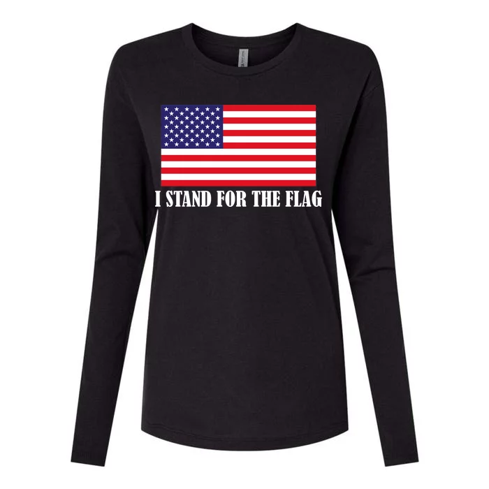 I Stand For The Flag USA National Anthem Womens Cotton Relaxed Long Sleeve T-Shirt