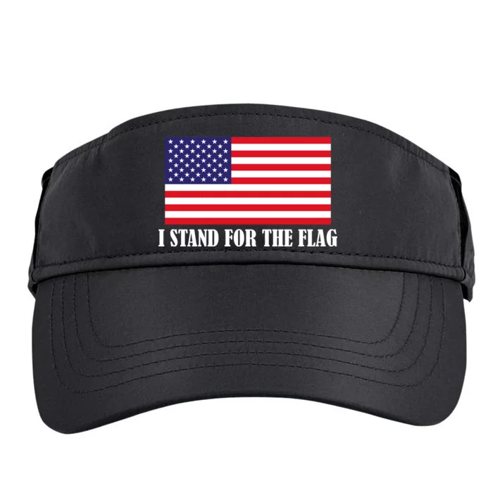 I Stand For The Flag USA National Anthem Adult Drive Performance Visor