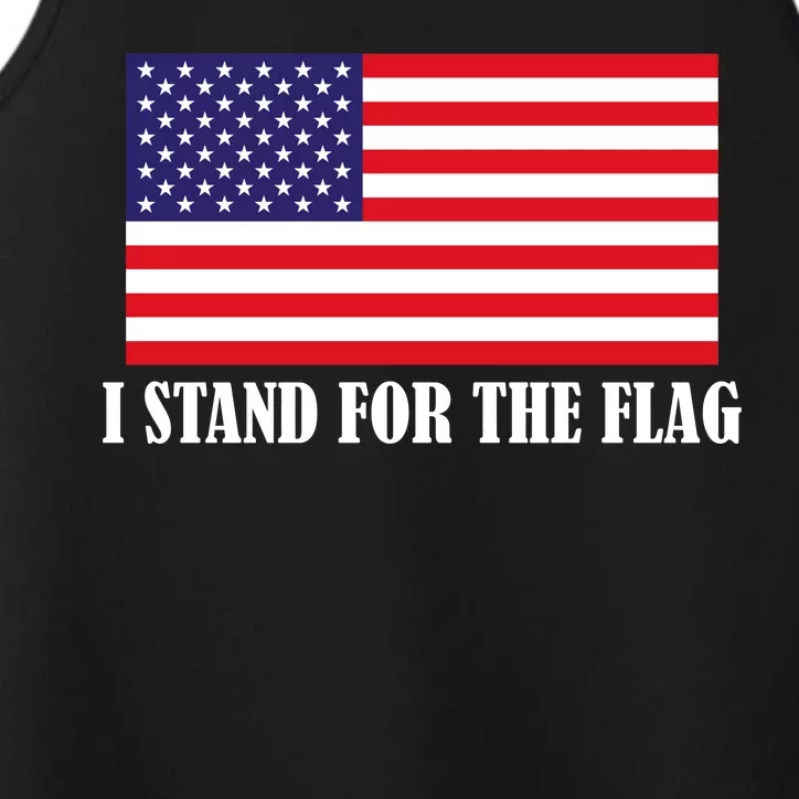 I Stand For The Flag USA National Anthem Performance Tank