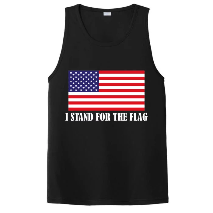 I Stand For The Flag USA National Anthem Performance Tank