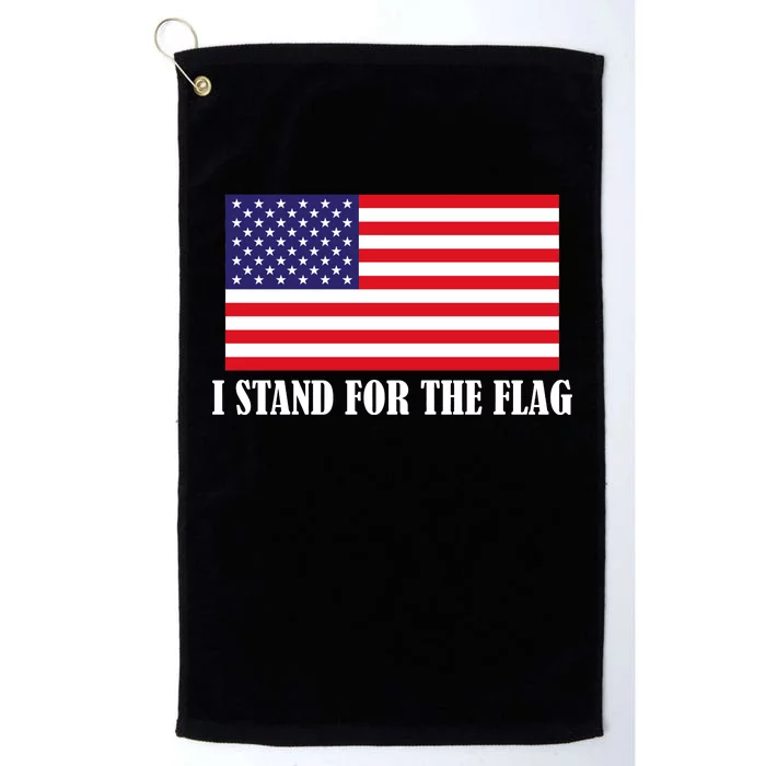 I Stand For The Flag USA National Anthem Platinum Collection Golf Towel