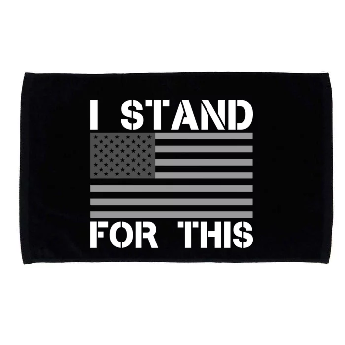 I Stand For This USA Flag Microfiber Hand Towel