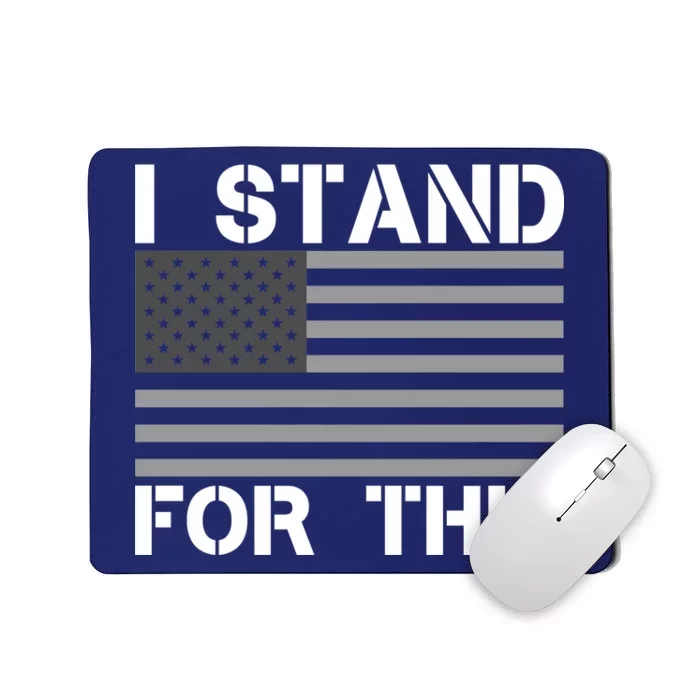 I Stand For This USA Flag Mousepad